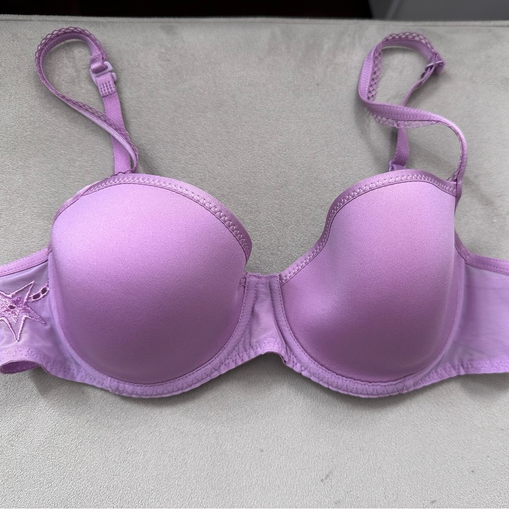 Simone Perele 3D Spacer bra 34B pink mauve star design